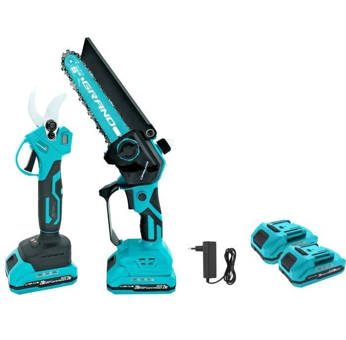 Набор инструментов аккумуляторных Grand № 2G PROF (СА-30F/20BL+АПЦ-6/2-2)