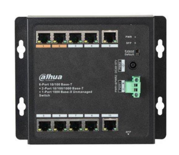 Комутатор Dahua 8-портовий PoE DH-PFS3111-8ET-96-F