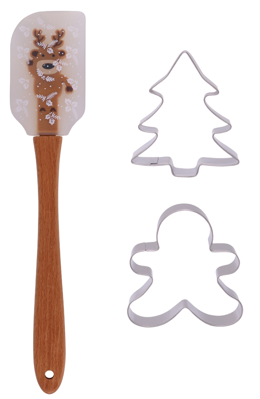 Набор для выпечки RINGEL Merry Christmas 2 формы 3 пр. (RG-10220) Набор для выпечки RINGEL Merry Christmas 2 формы 3 пр. (RG-10220)