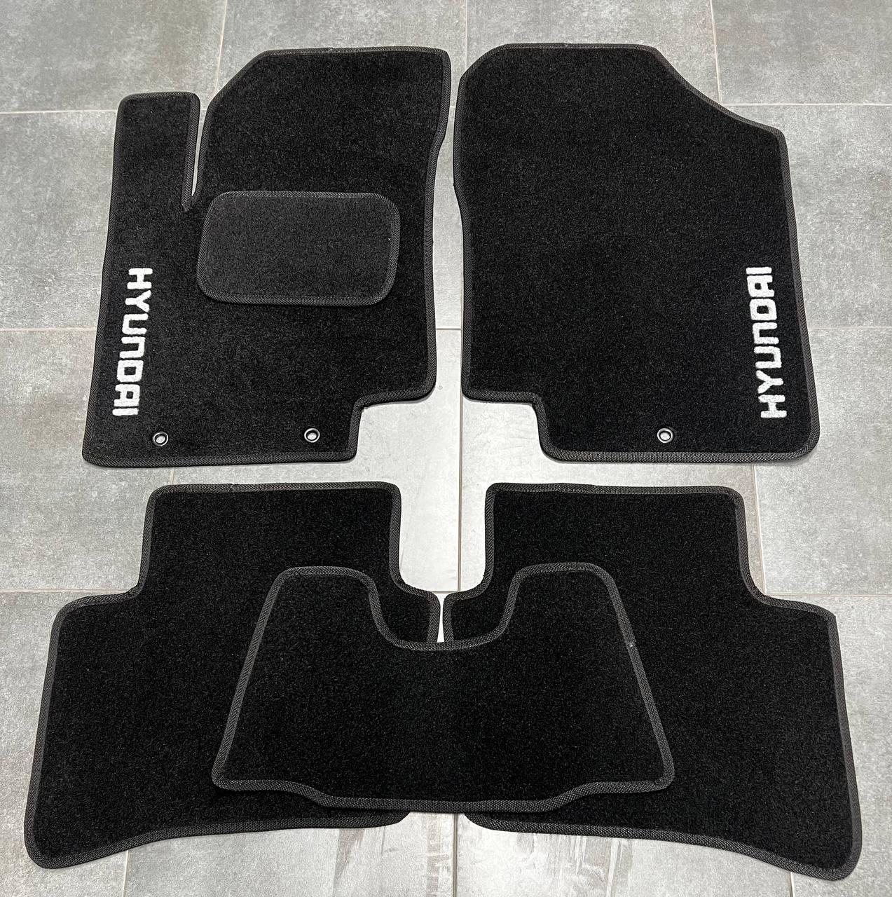 Килимки автомобільні ворсові в салон для HYUNDAI i -т. ч. 20 2008-т. ч.