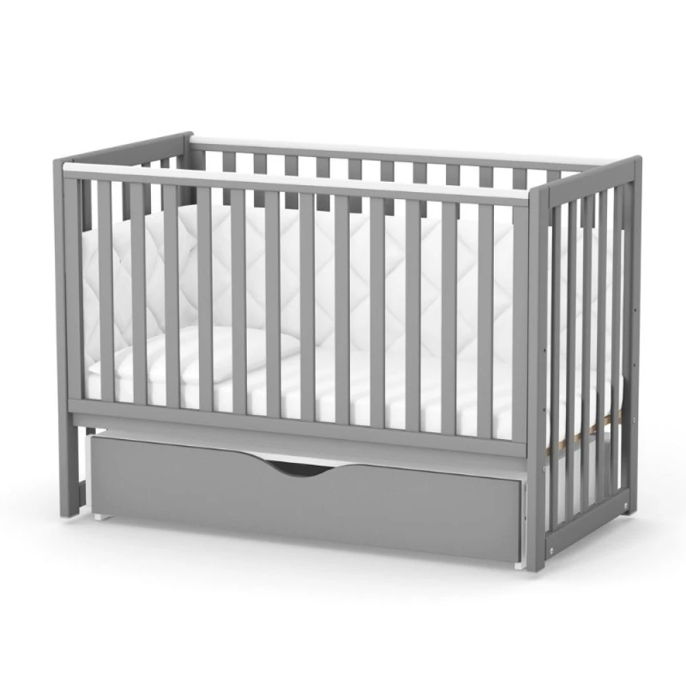 Дитяче ліжечко Veres ЛД 13 120x60 см Графітовий - фото 2