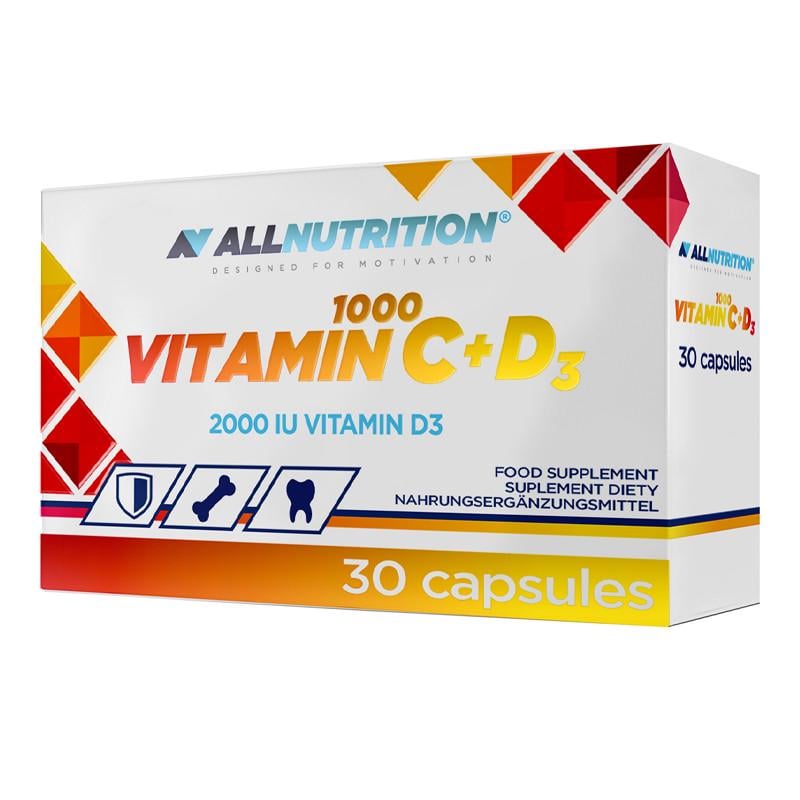 Витамин C/D3 AllNutrition Vitamin C/D3 30 капс. (21708-01)