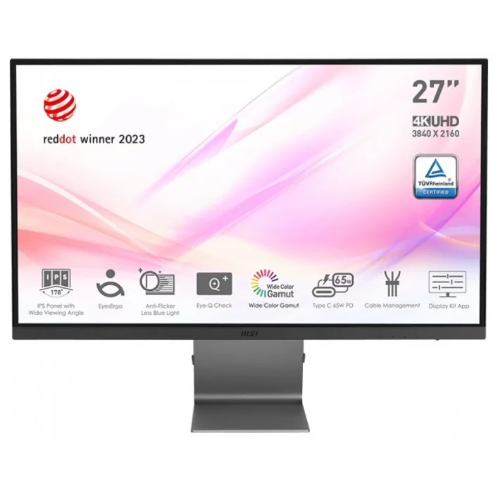 Монитор IPS 27" UHD 3840х2160 4ms 60Hz 178/178/DP/2HDMI/Type C/Mic/HP Modern MD271UL