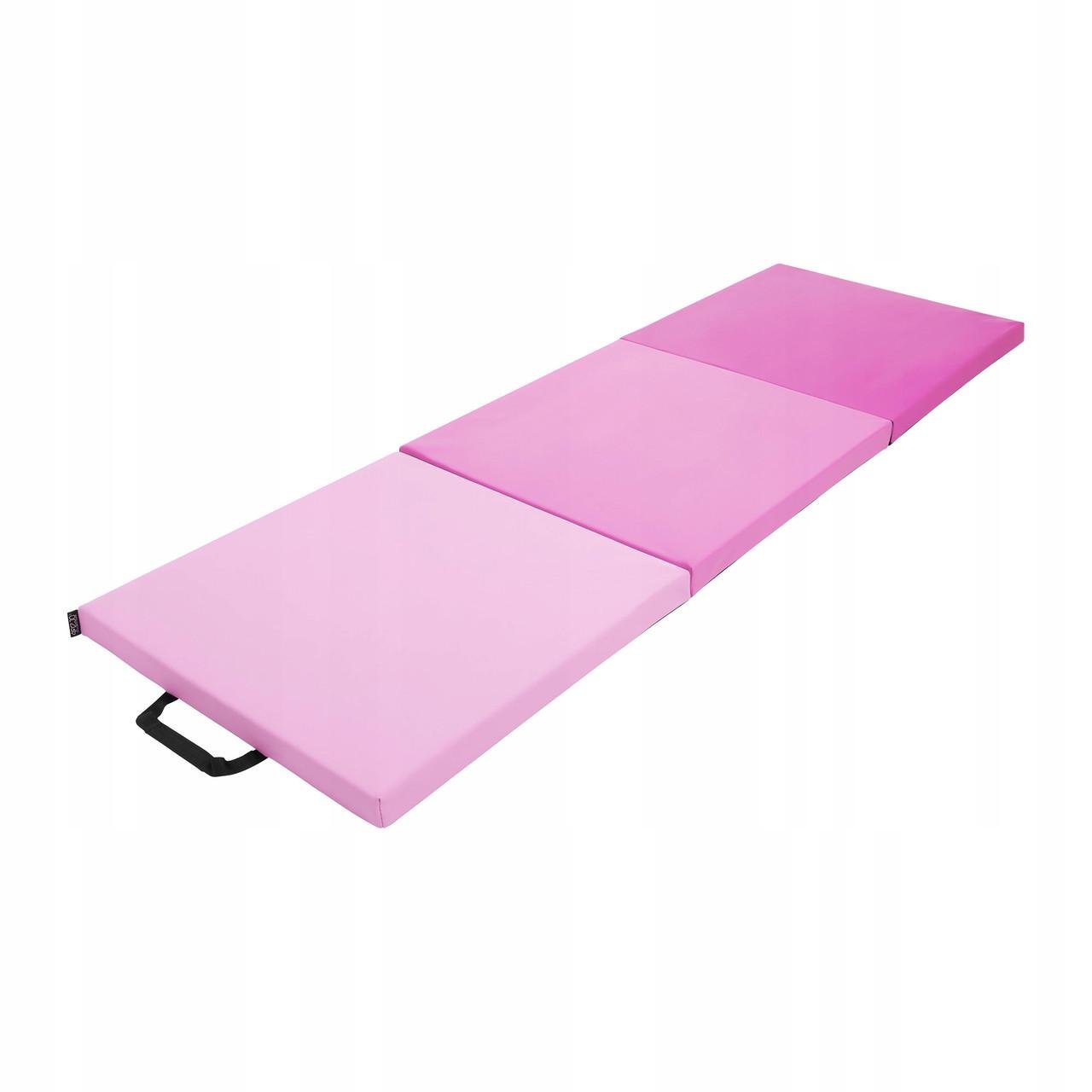 Мат гімнастичний 4fizjo складаний 180х60х5 см Pink/Light Pink (P-5907739319678)