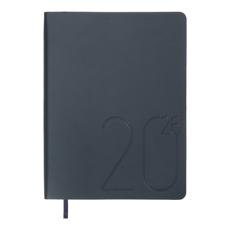 Дневник датированный на 2026 р. Dack MORANDI A5 искусственная кожа Темно-синий (BM.21157-03)