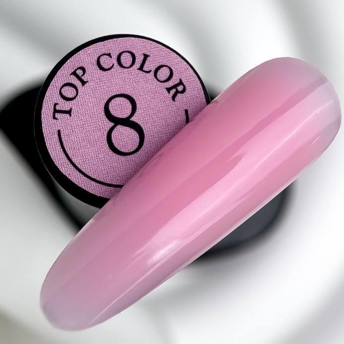 Топ камуфлирующий для гель-лака без липкого слоя Crooz Color Top № 08 8 мл Бежево-розовый