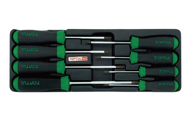 Набор отверток TORX T9-T40 Toptul GAAT0813 8 ед. в ложементе тип А (8-22-47290)