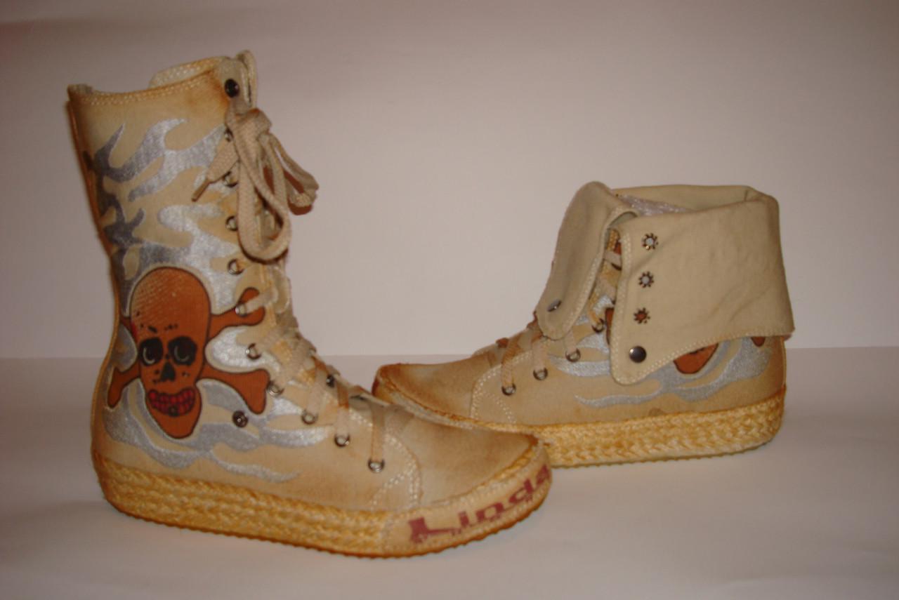 Кеди жіночі Linda р. 38 24 см Бежевий - фото 3 Кеди жіночі Linda р. 38 24 см Бежевий - фото 3