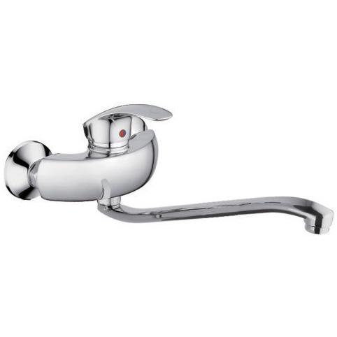 Смеситель для кухни Frap H21 F4621 1034085 настенный однорычажный Хром (102346)