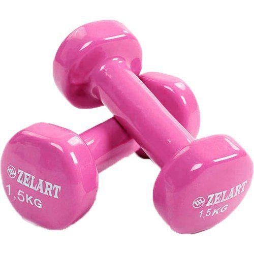Гантелі для фітнесу TA-5225 1,5 кг Рожевий (56363038) - фото 1
