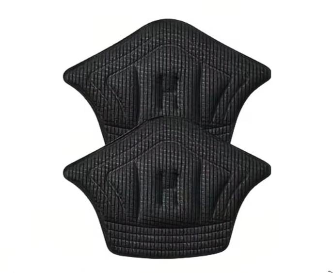 Набор накладок-вкладышей на заднюю часть обуви 2 шт. Черный (32618436)