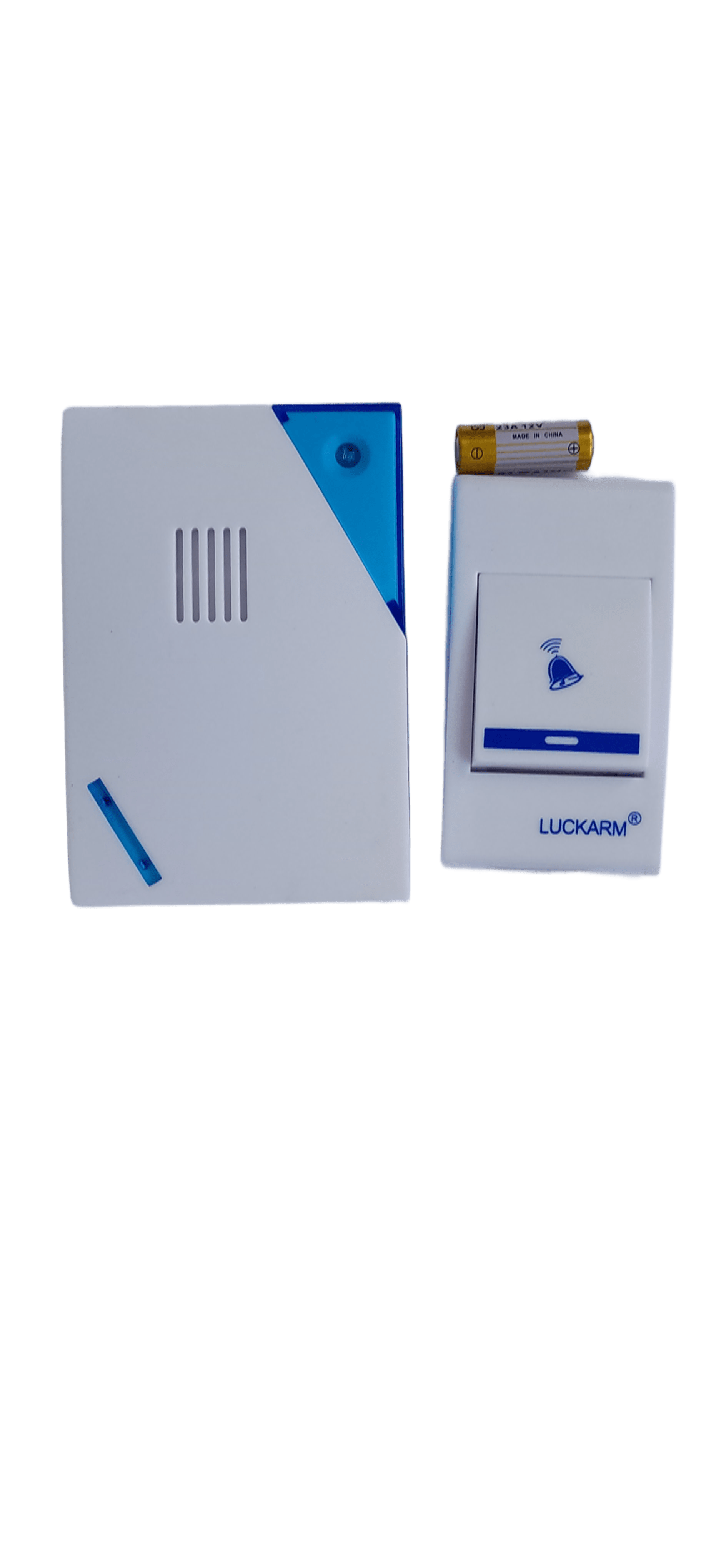 Дверной звонок Luckarm Intelligent D9688 от батареек Белый (4148)