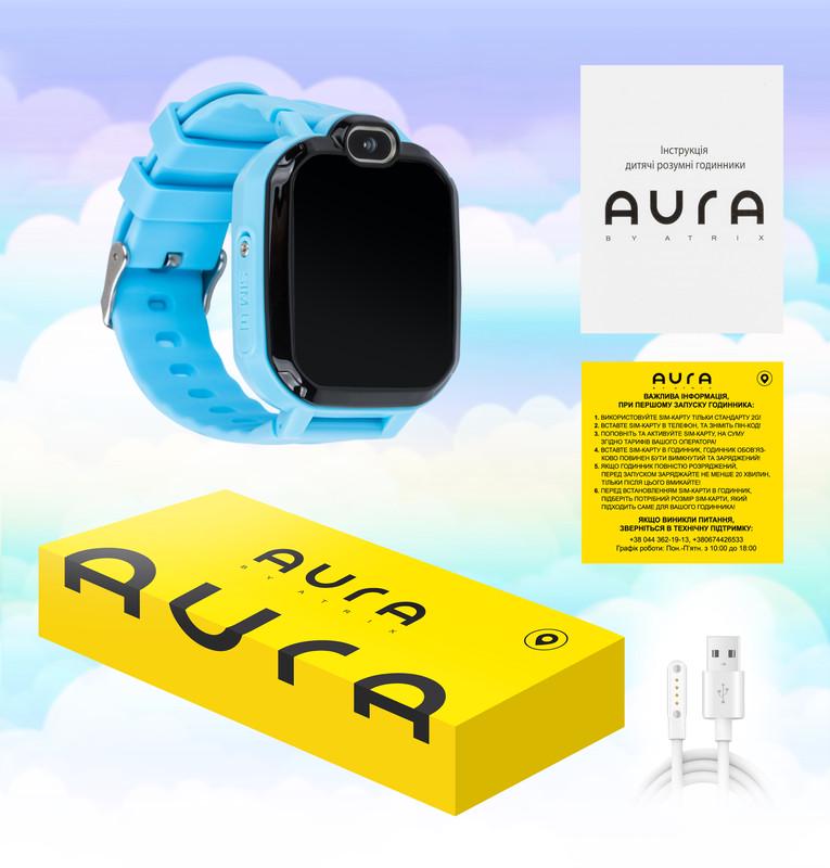 Смарт-годинник дитячий Aura A300 Tracker Blue - фото 4