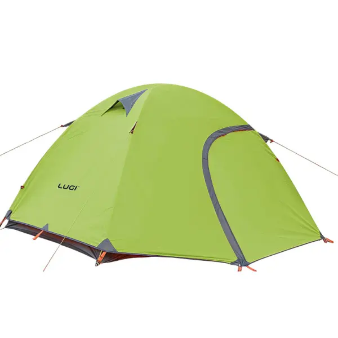 Палатка туристическая двухместная ветрозащитная с тамбуром 210х180х135 см