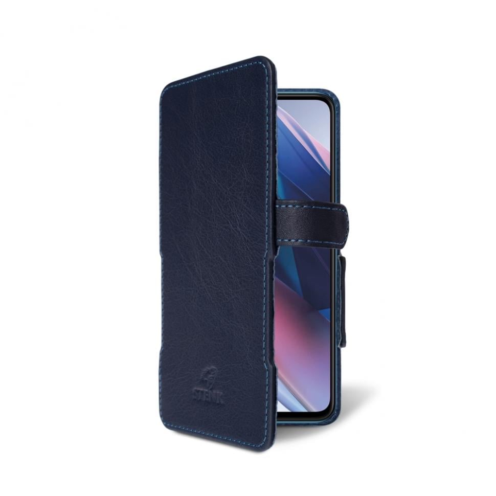 Чехол книжка Stenk Prime для OPPO Find X3 Lite Синий (69076)