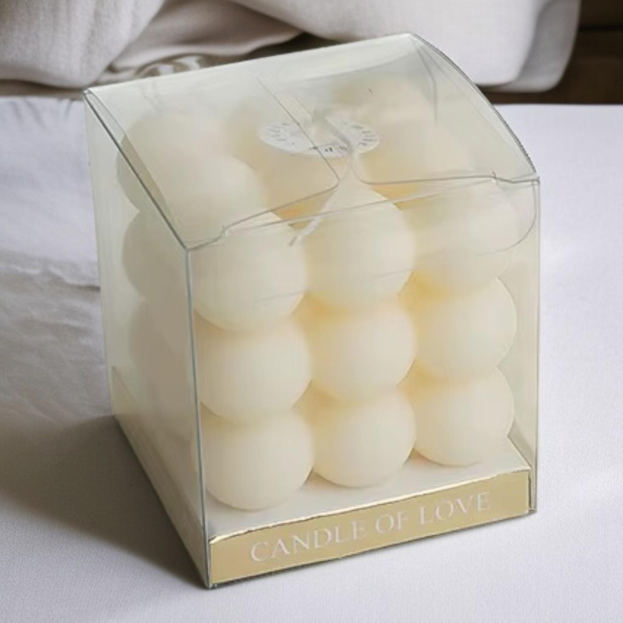 Свічка бульбашково-кубічна Du Song Бежевий (00010) - фото 2 Свічка бульбашково-кубічна Du Song Бежевий (00010) - фото 2