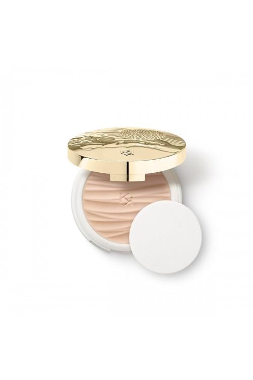 Пудра Kiko Milano Gold Reflections Summerproof Powder Foundation Spf50 02 Light Neutral (00182702)
