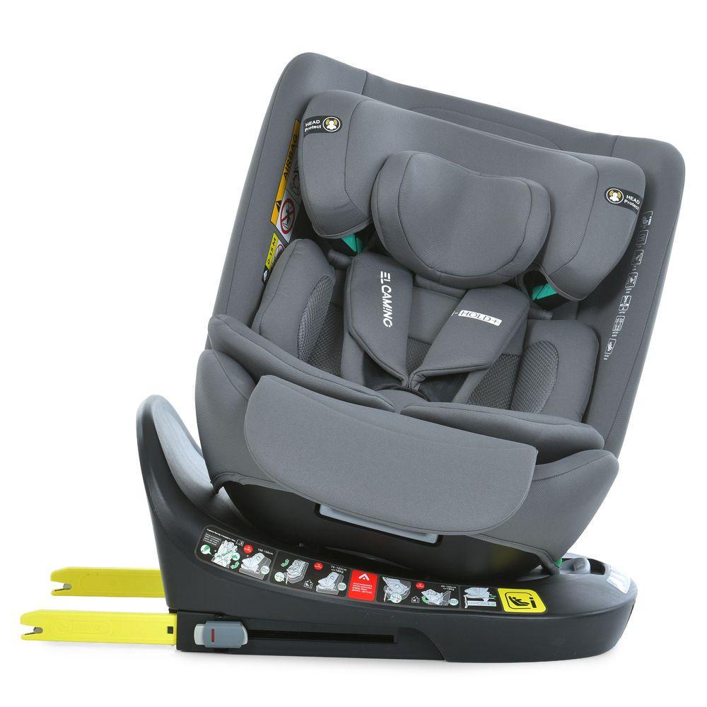 Автокрісло з базою El Camino i-HOLD+ ME 1189 з народження ISOFIX 360° i-SIZE R129 40–150 см Shadow Gray (2766668812) - фото 6 Автокрісло з базою El Camino i-HOLD+ ME 1189 з народження ISOFIX 360° i-SIZE R129 40–150 см Shadow Gray (2766668812) - фото 6