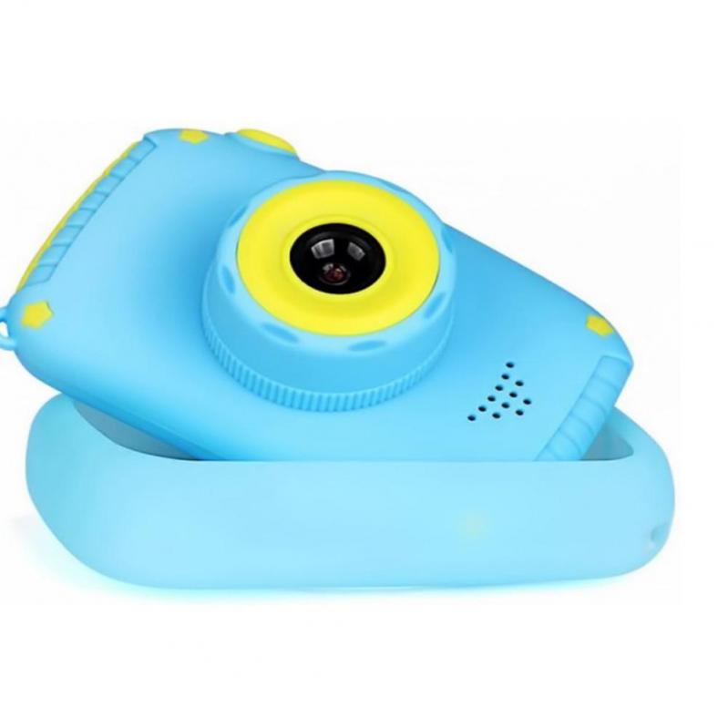 Детский фотоаппарат с автофокусом Baby Photo Camera Rabbit Х500 Голубой - фото 2