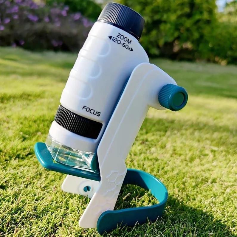 Мікроскоп портативний дитячий з підсвіткою й аксесуарами (2132707381) - фото 2 Мікроскоп портативний дитячий з підсвіткою й аксесуарами (2132707381) - фото 2