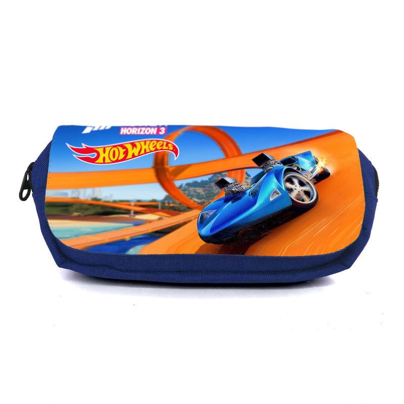 Пенал школьный Hot Wheels HW-0011 Синий (1480995276)