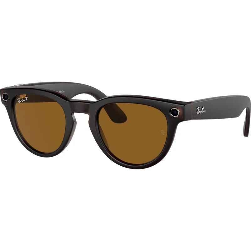 Смарт-очки Ray-Ban Meta Headliner Matte Rebel Black Frame/Brown Lenses RW4009 675483 50-23