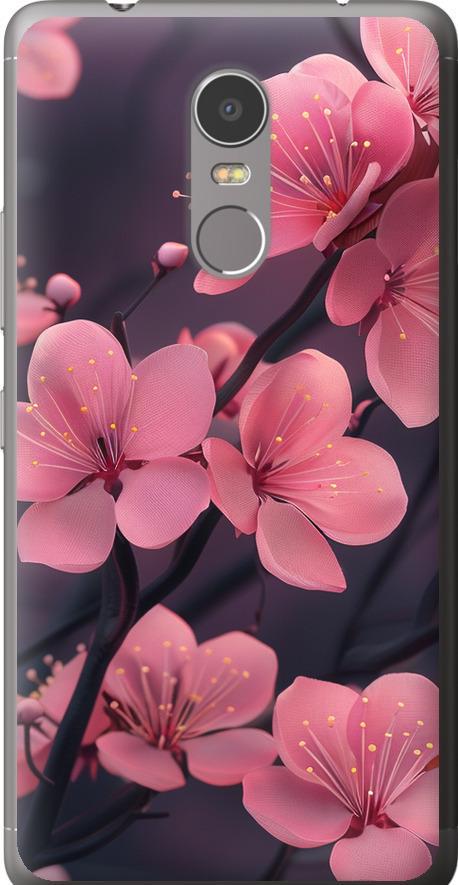 Чехол на Lenovo K6 Note Пурпурная сакура (6075t-453-42517)