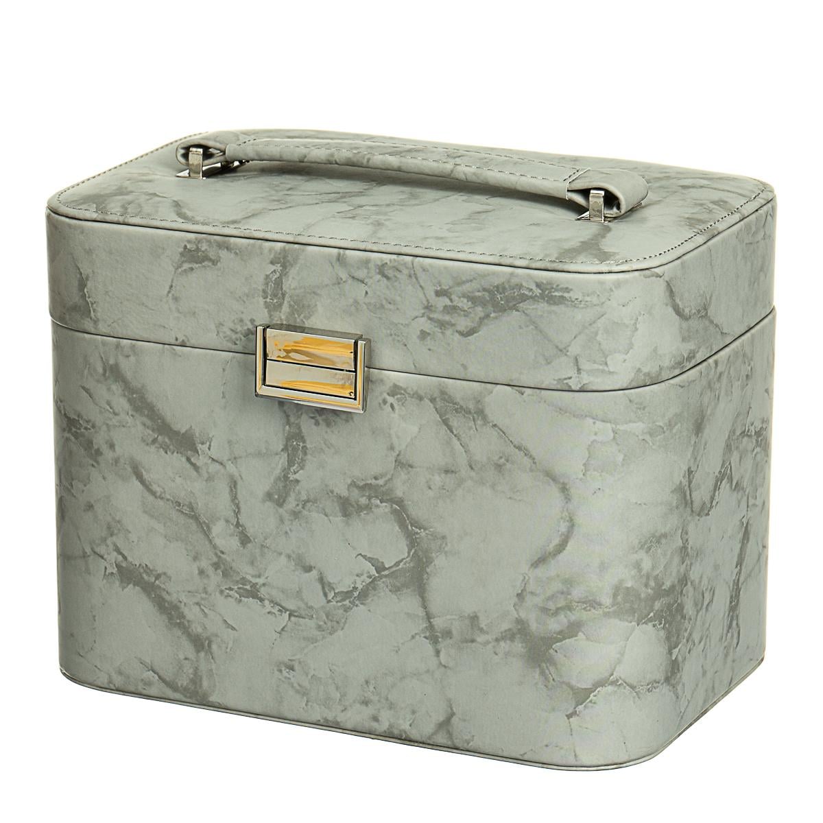 Шкатулка для прикрас Elisey Сірий мармур (0505-007/grey)