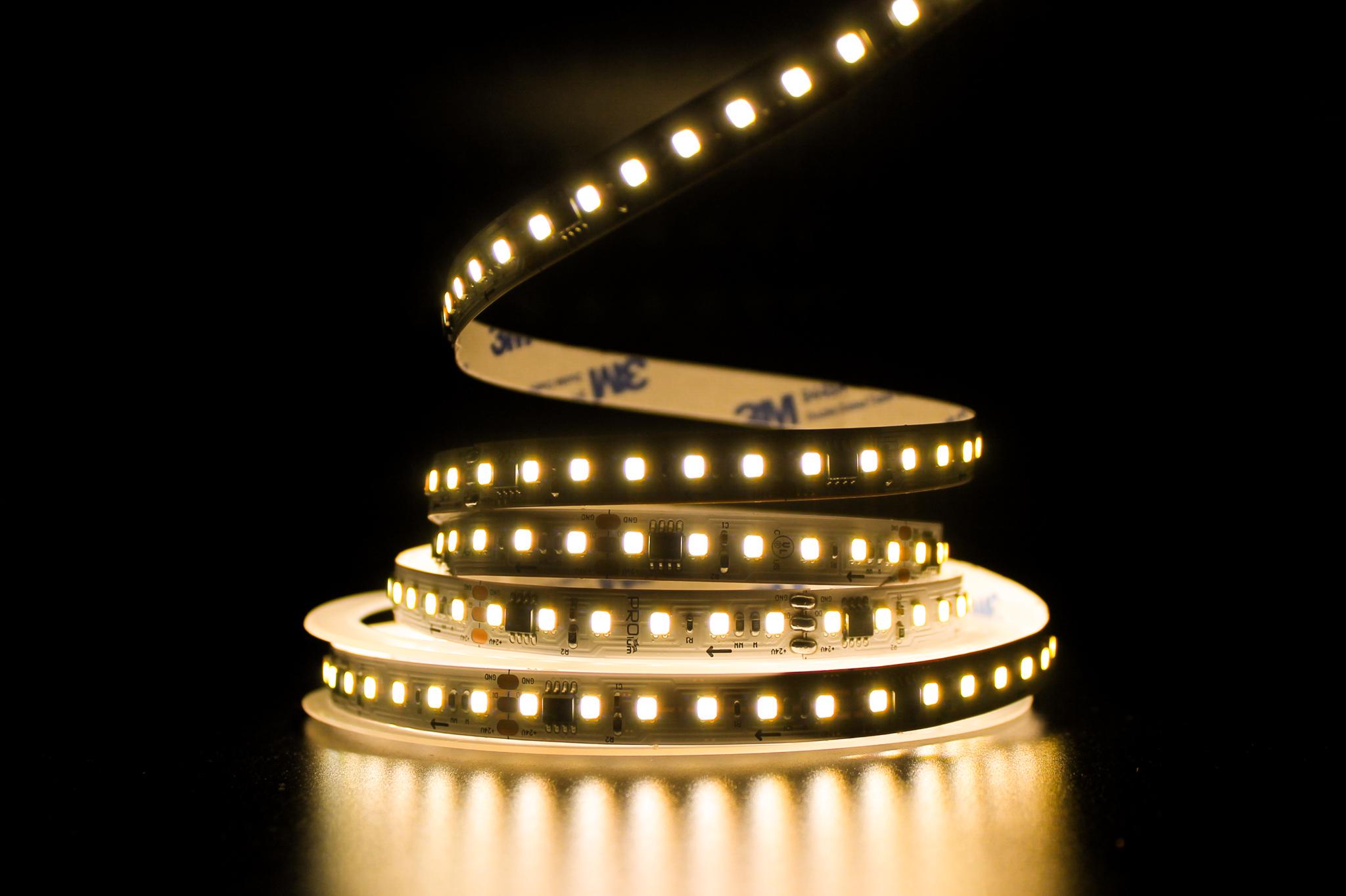 Світлодіодна стрічка Prolum RUN 2835/120 IP20 Series-SMART 24V Теплий Білий (28522733) - фото 4 Світлодіодна стрічка Prolum RUN 2835/120 IP20 Series-SMART 24V Теплий Білий (28522733) - фото 4