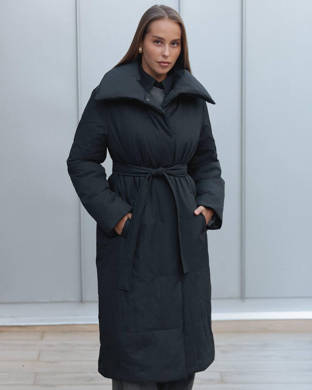 Куртка-пальто жіноча Seventeen XXL-3XL Чорний