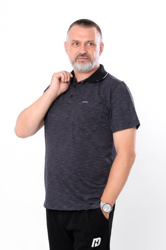 Футболка чоловіча 4XL Чорний (10286-v5)