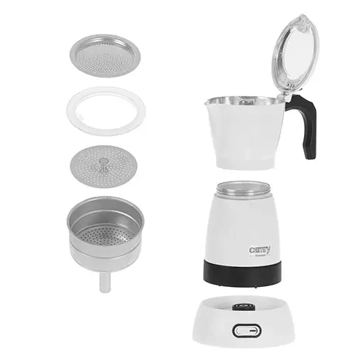 Кавоварка Camry CR 4415 Moka 480 Вт White (5903887809139) - фото 4