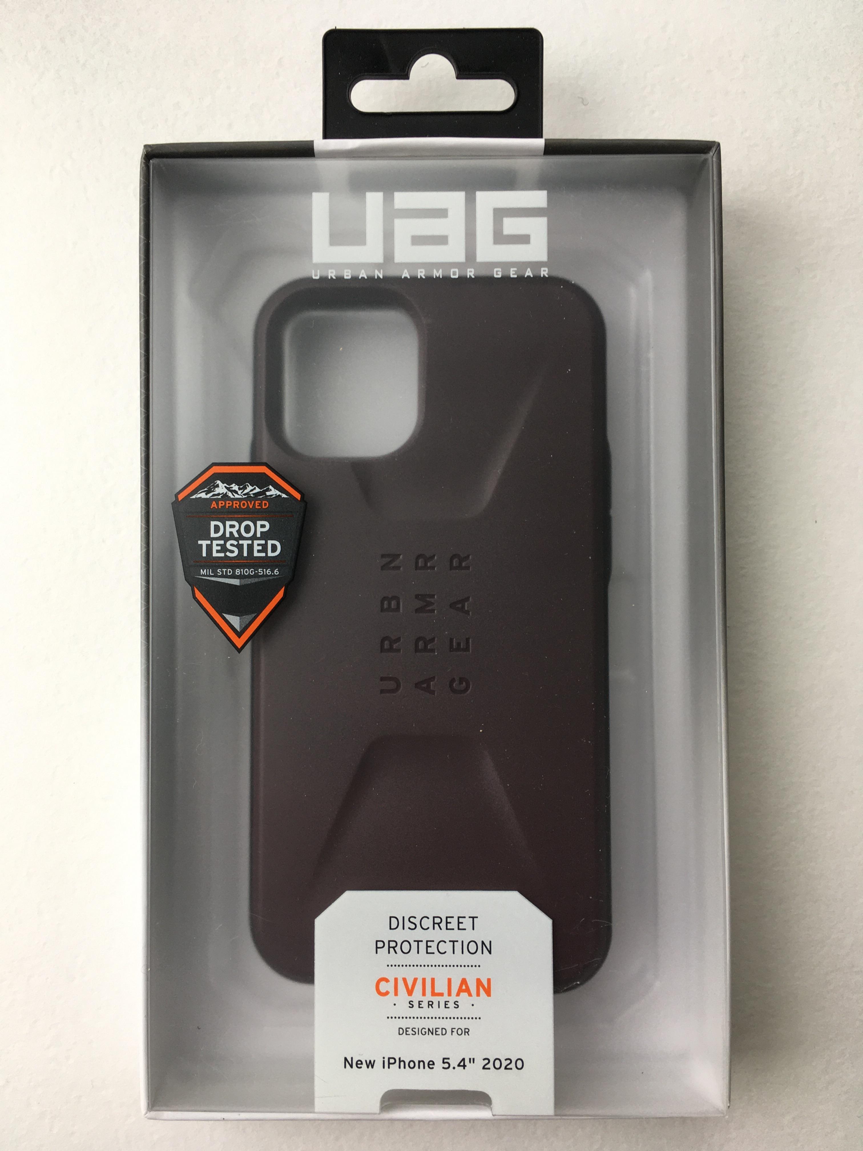 Чохол мілітарі протиударний UAG Civilian 11234D114949 для Iphone 12 Mini (5.4") Eggplant - фото 2