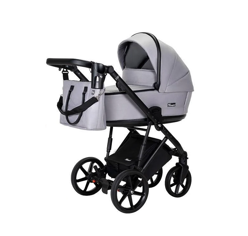 Коляска детская FIBI 2в1 функциональная Светло-серый