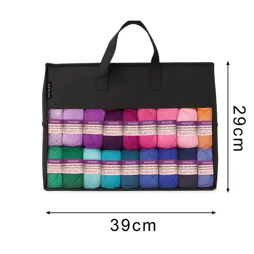Набір для в'язання гачком Maaleo XXL 113 ел. у сумці (25885) - фото 7 Набір для в'язання гачком Maaleo XXL 113 ел. у сумці (25885) - фото 7