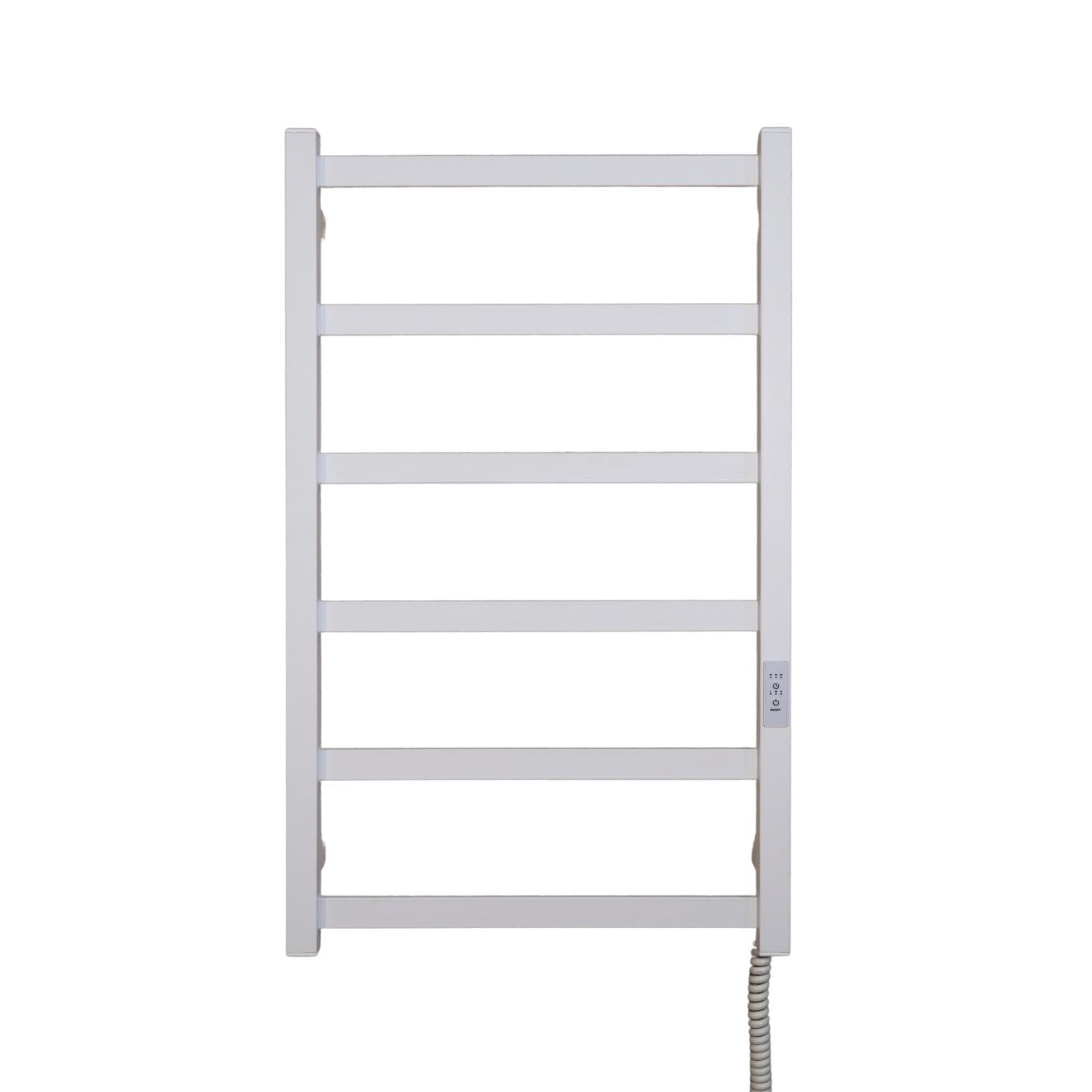 Полотенцосушитель электрический Carino Flavia с контроллером 790x490 мм Белый матовый (FL7937FWM)