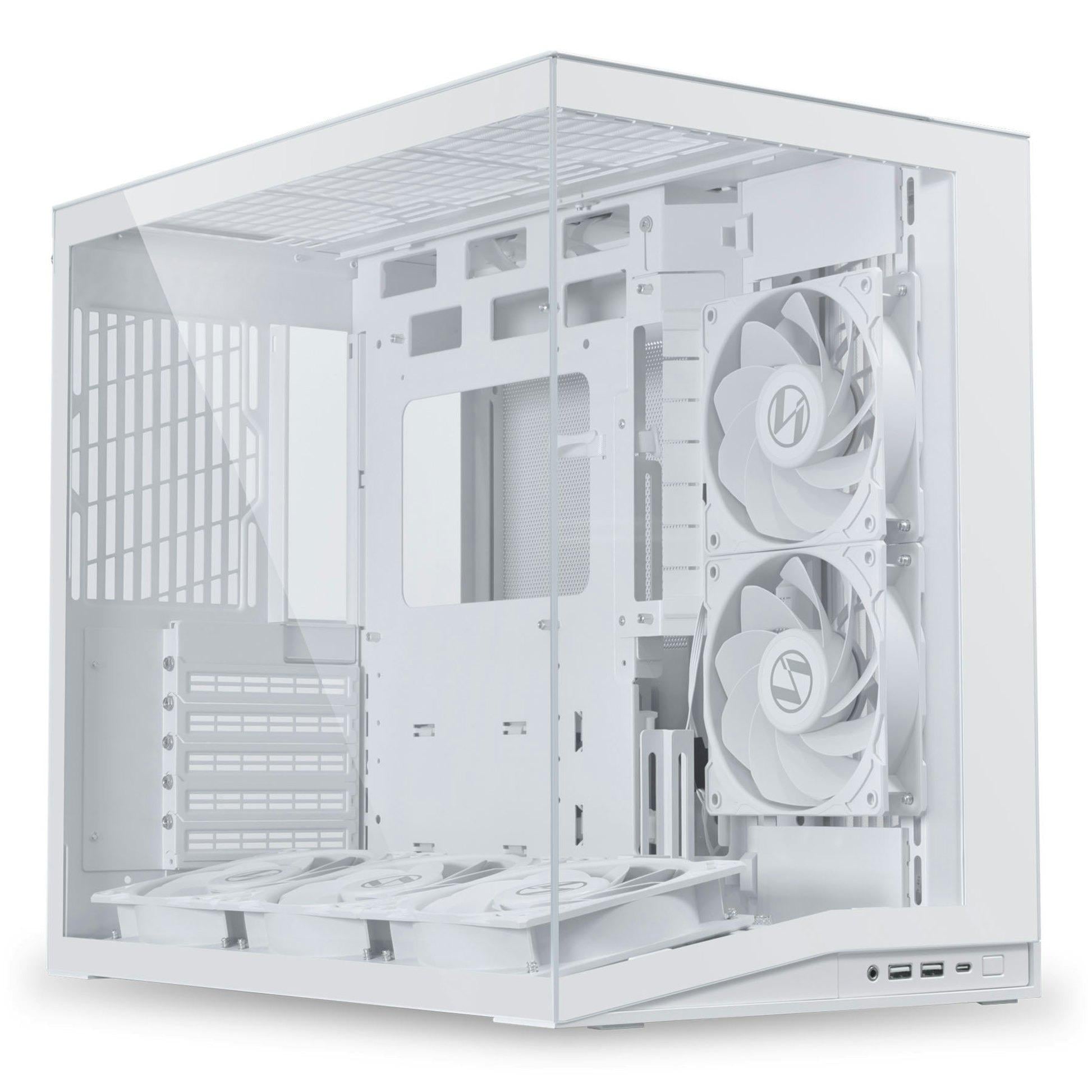 Корпус для ПК Lian Li O11 Dynamic Mini V2 Flow Midi-Tower no PSU ATX/MicroATX/Mini-ITX BTF White (G99.O11DMIV2FW.00)