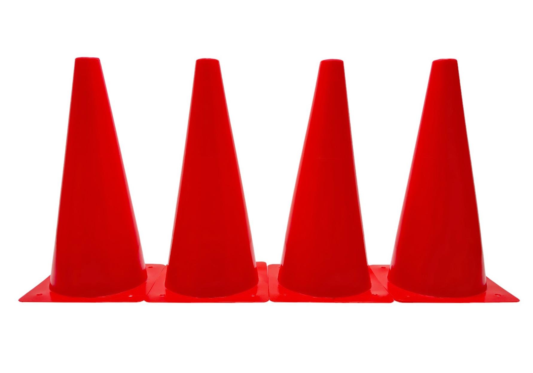 Конуси-фішки спортивні EasyFit 32 см 4 шт. Червоний (1782) Конуси-фішки спортивні EasyFit 32 см 4 шт. Червоний (1782)