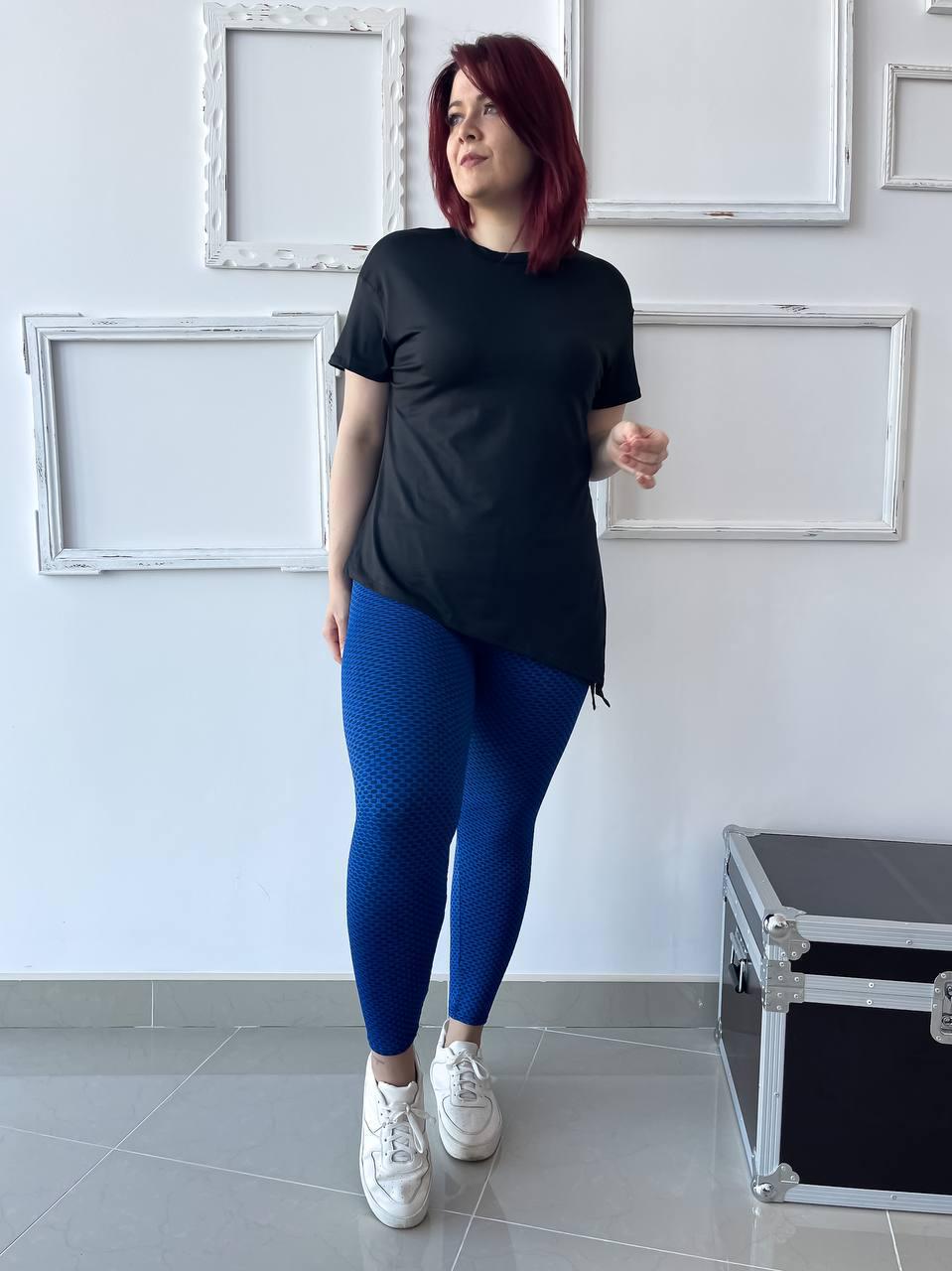 Лосины женские соты с эффектом утяжки XL Синий (FS1638/1) - фото 3