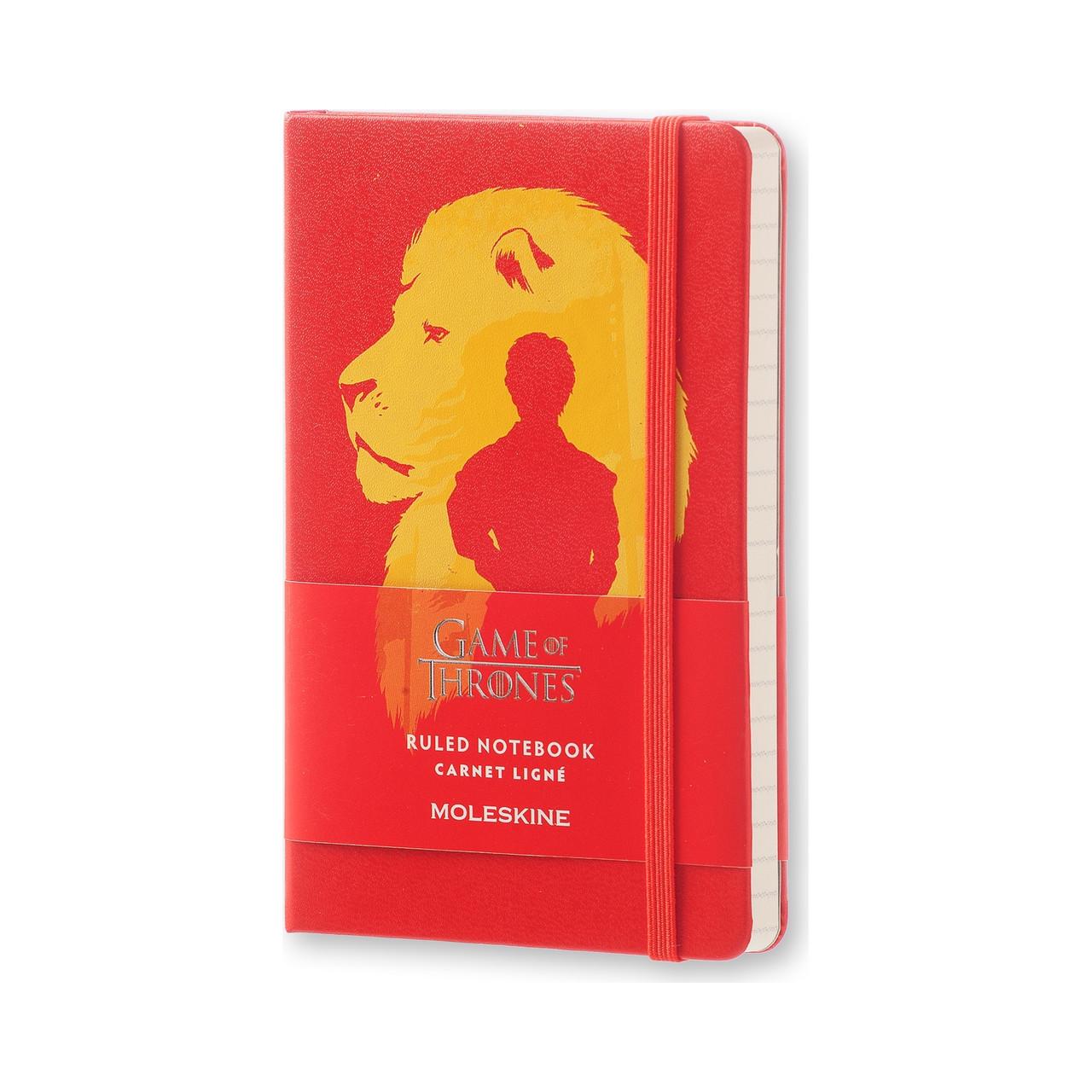 Блокнот Moleskine Limited Game of Thrones карманный 192 страницы в линейку 9х14 см Красный