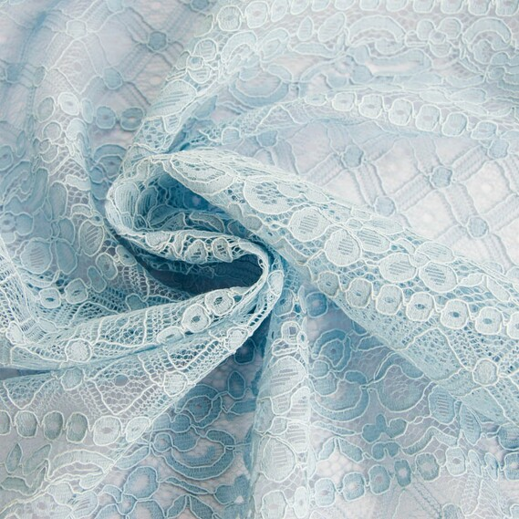 Ткань гипюр IDEIA Нэнси 1,5 м Голубой (2200004061320)