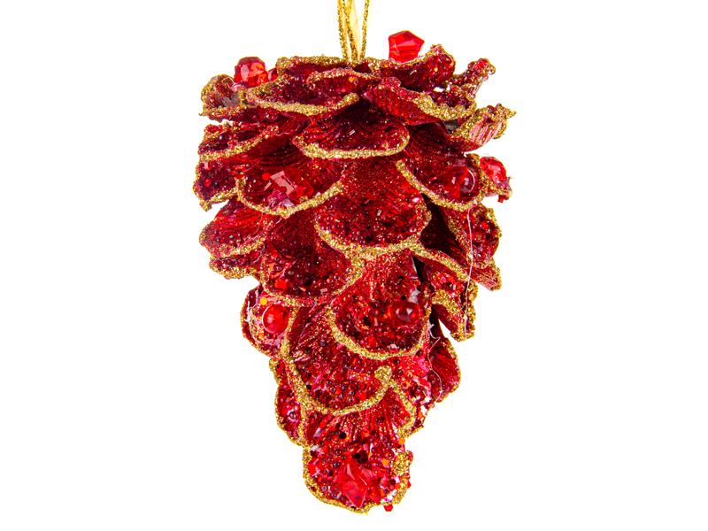 Елочное украшение Elen Шишка (66-197)