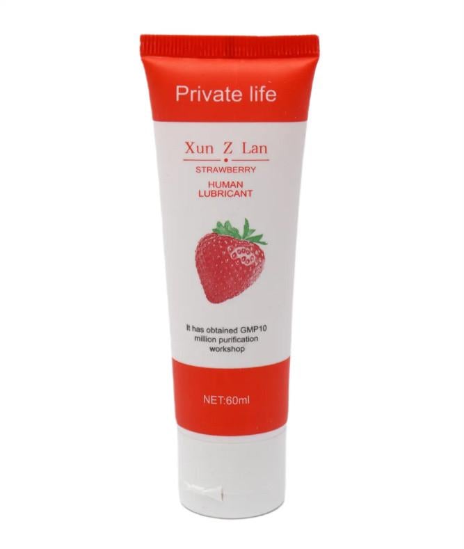 Лубрикант оральный Private life с клубничным вкусом 60 мл (s_60_OLYT04) - фото 2