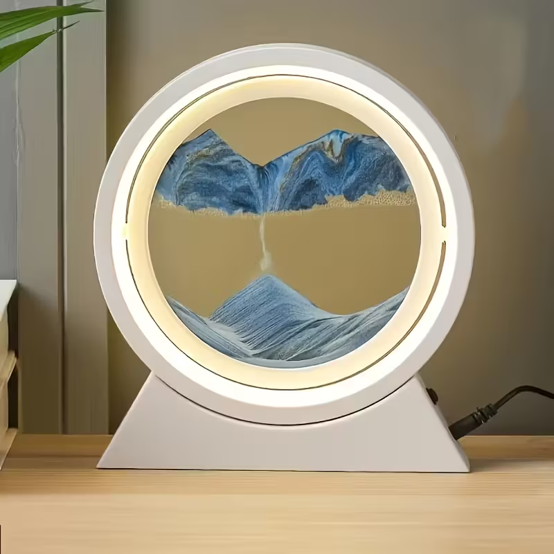 Ночник декоративный Sand Art Lamp 3D LED с песком аккумуляторный (2785986742)