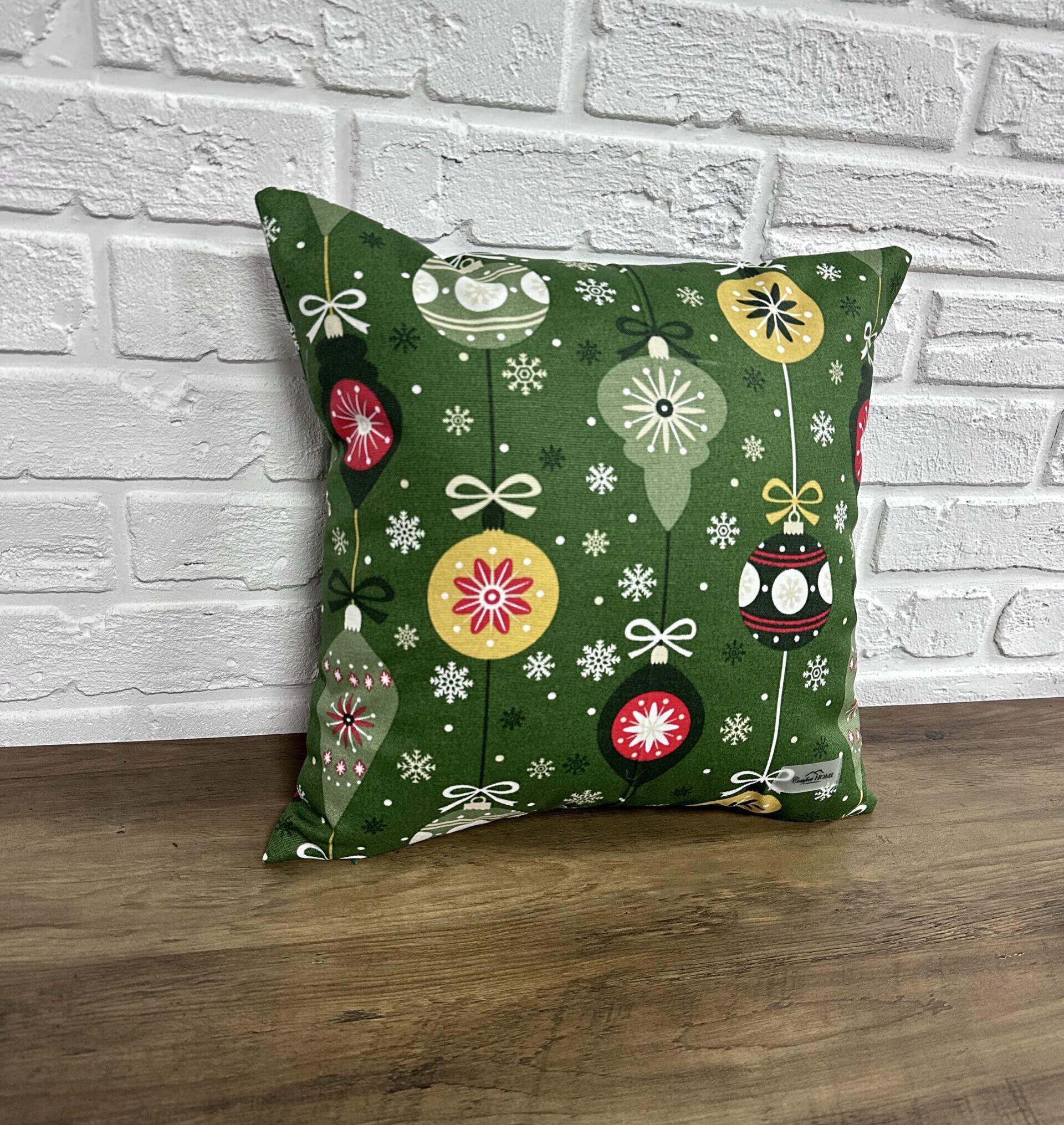Подушка Comfort Home X-mas green toys новогодняя 40х40 см