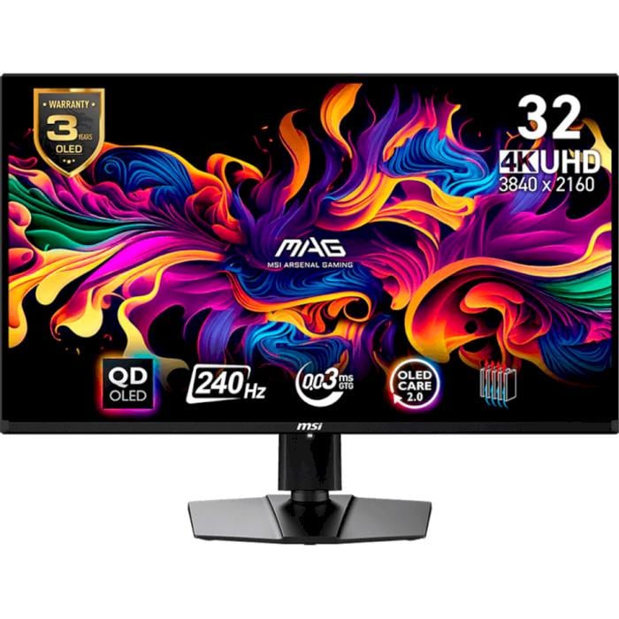 Монітор ігровий MSI MAG 321UPX Black (32163231)