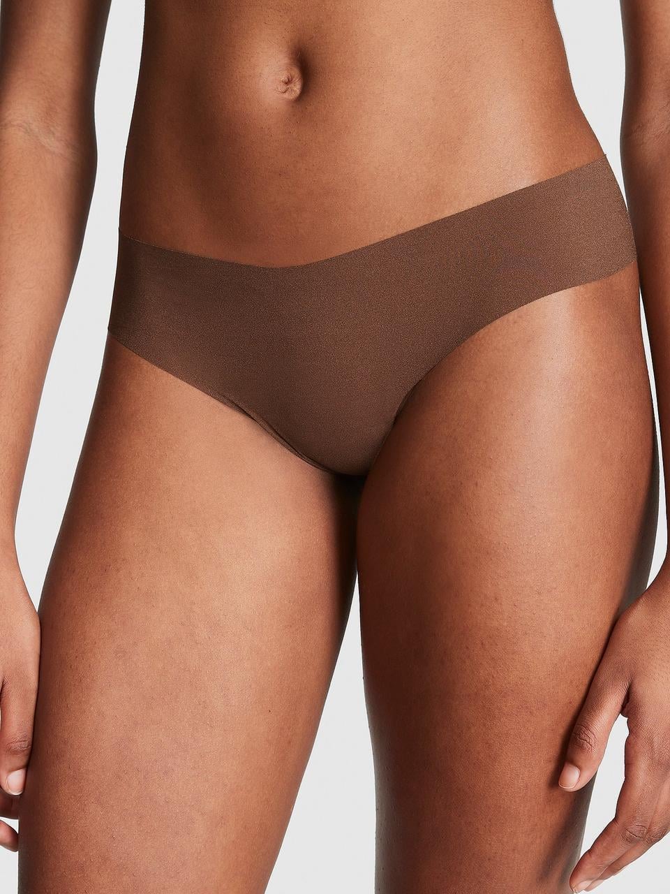 Трусики женские Victoria's Secret бесшовные стринги No-show THONG М Коричневый (2526244887)