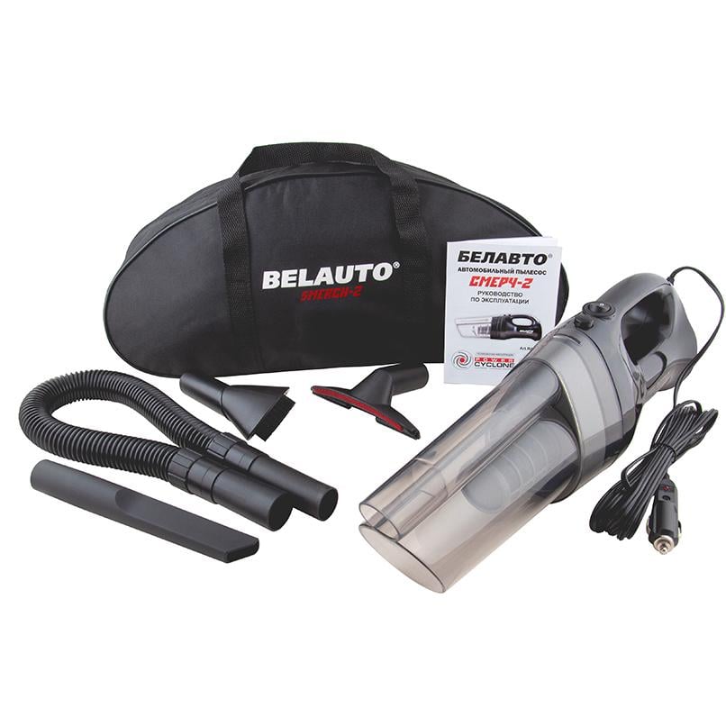 Пилосос автомобільний Смерч-2 150 Вт 4,5 кПа Чорний (BA57B)
