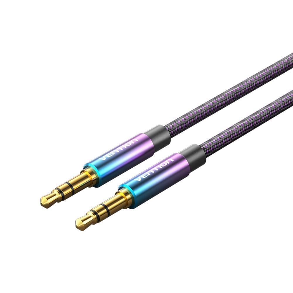 Кабель аудио AUX Vention 3,5 мм 5 м Фиолетовый (BKAVJ)