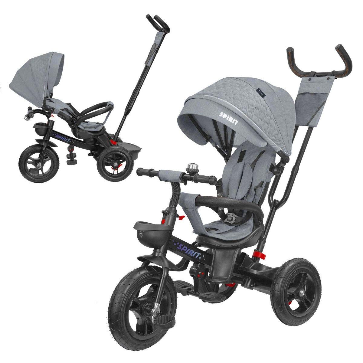 Велосипед дитячий триколісний Tilly Spirit T-3811 Grey (1748426289) - фото 2